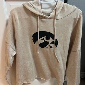 Iowa Hawkeyes Chicka-D Cropped Hoodie